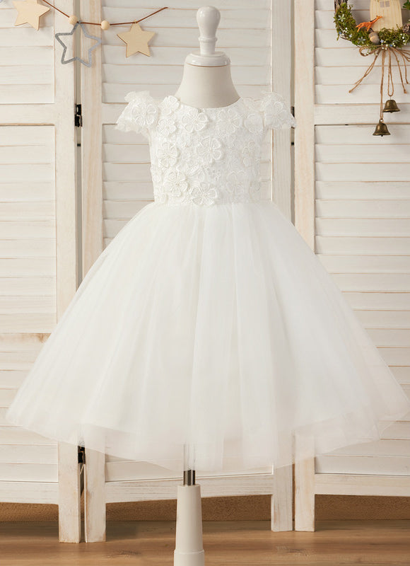 Robe Trapèze Enfant Flocon - gallery 4