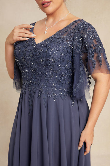Robe Trapèze Satinée Étoilée - gallery 9