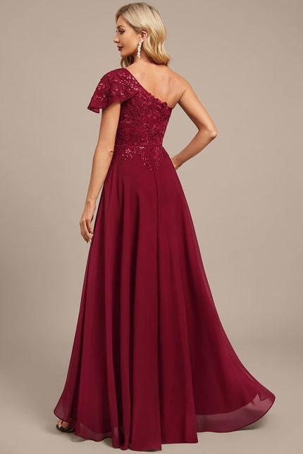 Robe Trapèze Rubis Élégante - gallery 6