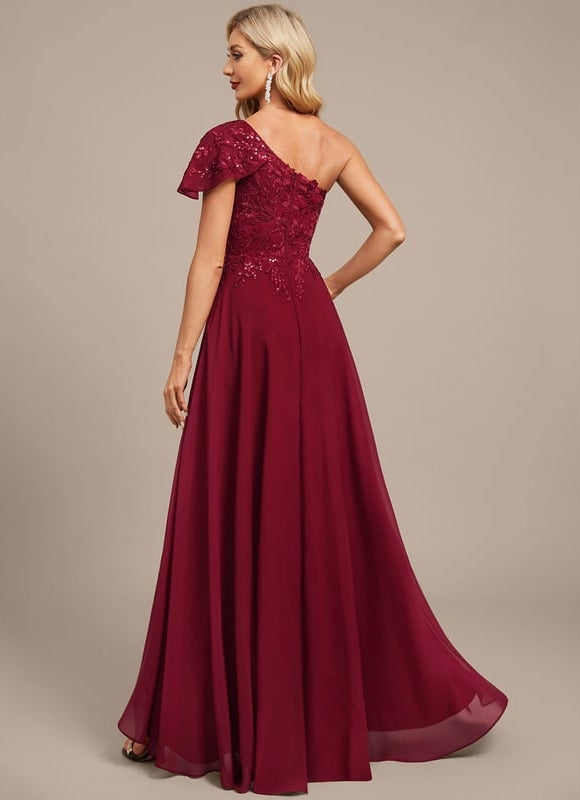 Robe Trapèze Rubis Élégante - gallery 6