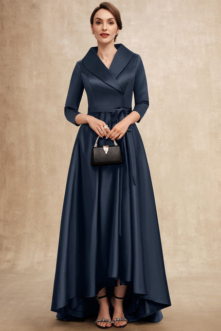Robe Trapèze Nuit Satinée Élégante - gallery 3
