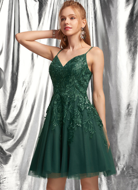 Robe Trapèze Tulle Noire