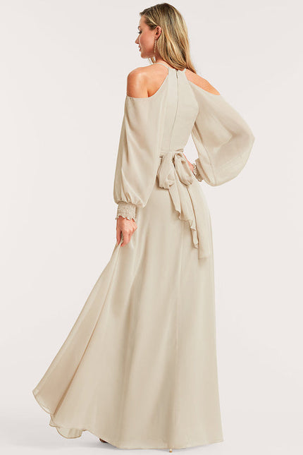 Robe Trapèze Sable Douceur - gallery 4
