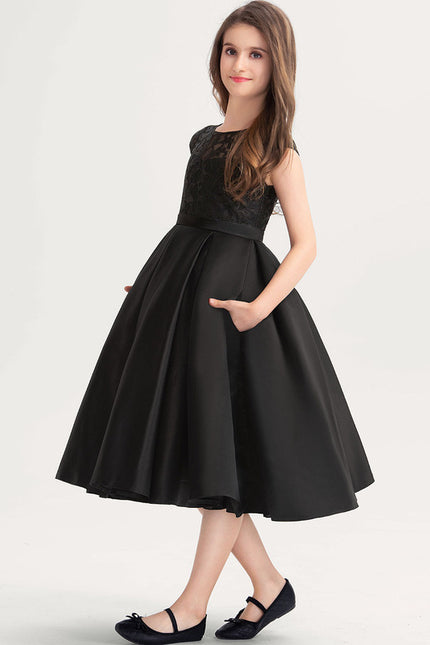 Robe Trapèze Noir Étoile Sereine - gallery 4