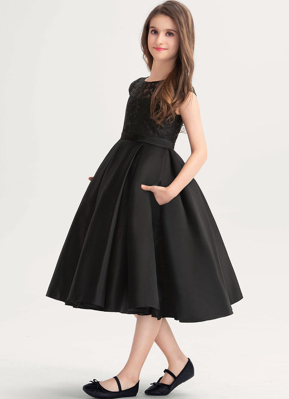 Robe Trapèze Noir Étoile Sereine - gallery 4