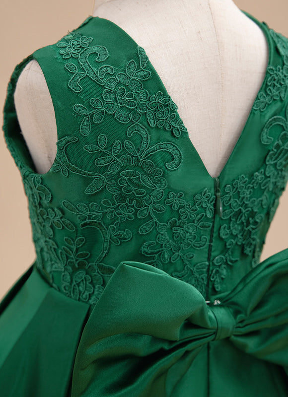 Robe Trapèze Émeraude Enfant - gallery 7