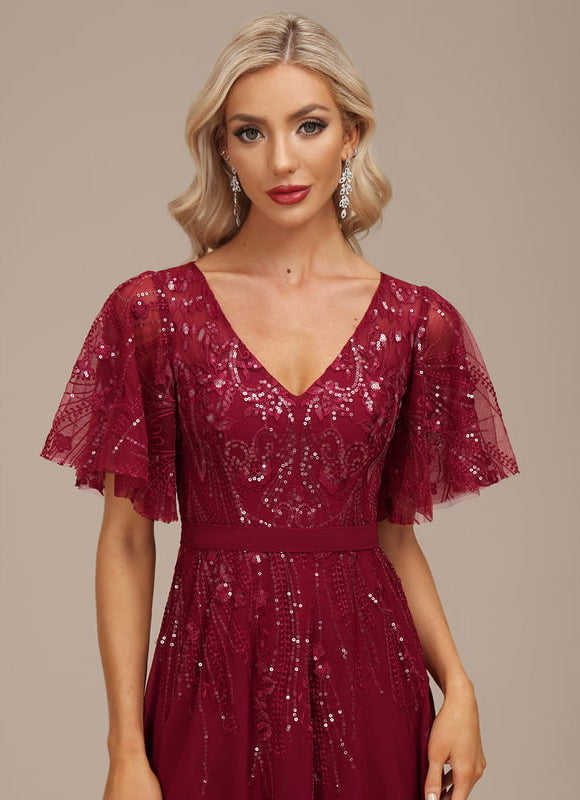 Robe Trapèze Marine Éclatante - gallery 3