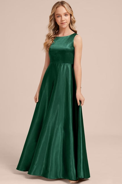 Robe Trapèze Satinée Cerise - gallery 5