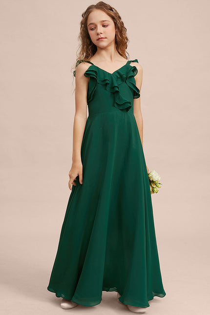 Robe Trapèze Vert Doux Éclat - gallery 4