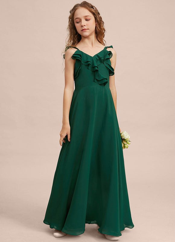 Robe Trapèze Vert Doux Éclat - gallery 4