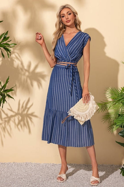 Robe Trapèze Rayée Détente