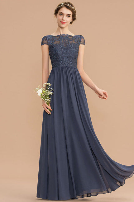 Robe Trapèze Lueur Azurelle - gallery 1