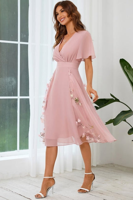 Robe Trapèze Noir Chic Aérien - gallery 3