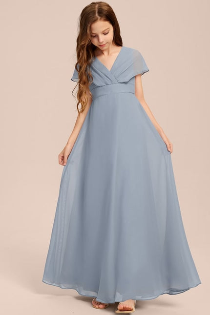 Robe Trapèze Vert Doux Éclat - gallery 2
