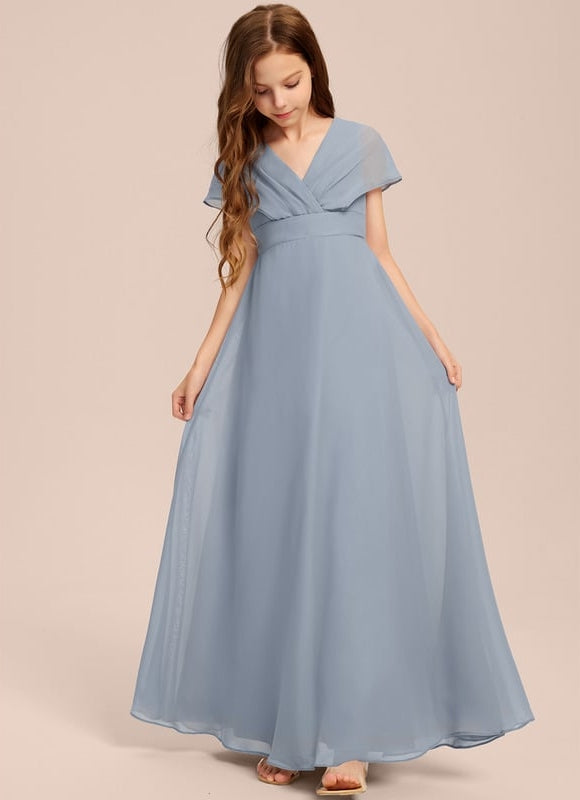 Robe Trapèze Vert Doux Éclat - gallery 2