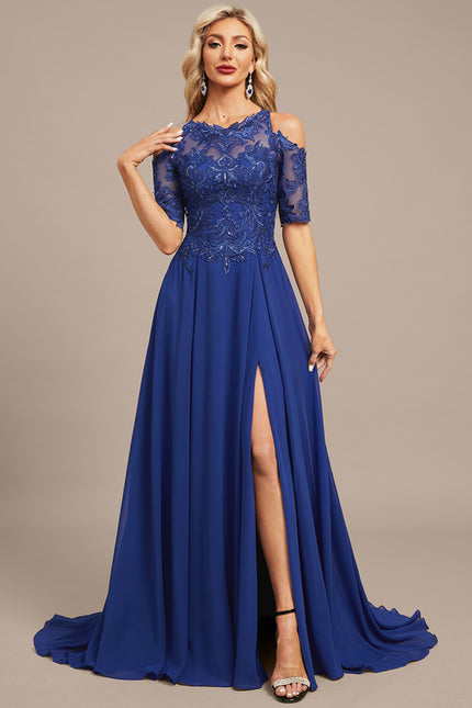 Robe Trapèze Saphir Élégant - gallery 6