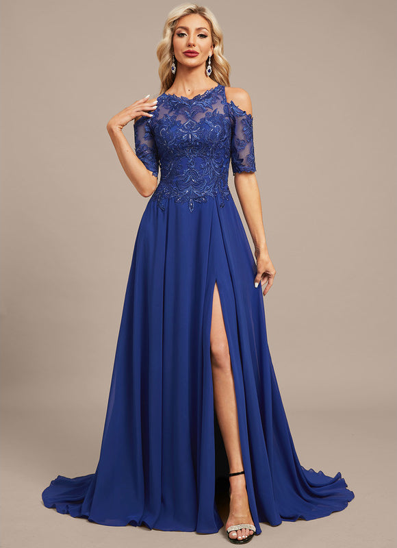 Robe Trapèze Saphir Élégant - gallery 6