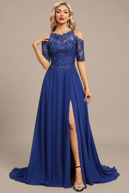 Robe Trapèze Saphir Élégant - gallery 6