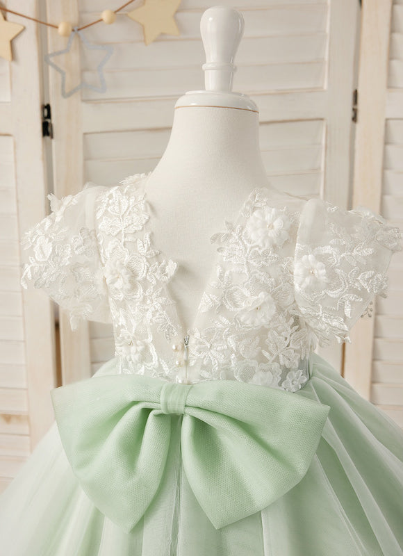 Robe Trapèze Émeraude Légère - gallery 9