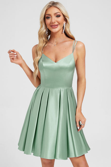 Robe Trapèze Émeraude Joyeuse - gallery 2