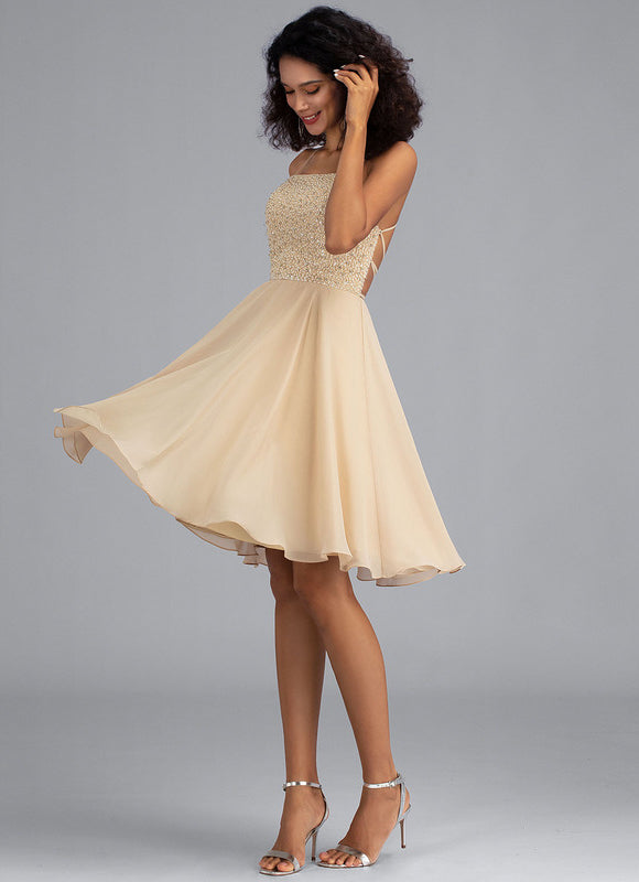 Robe Trapèze Éclat De Sable - gallery 3