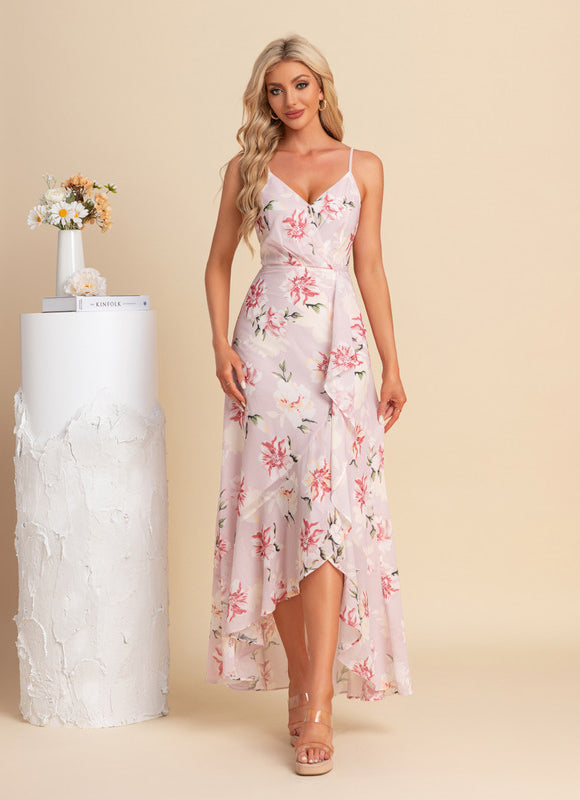 Robe Trapèze Florale Évoquée - gallery 6