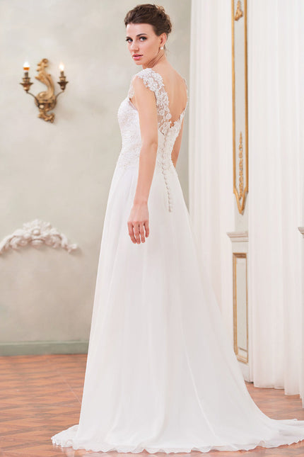 Robe Trapèze Éthérée Perles - gallery 4