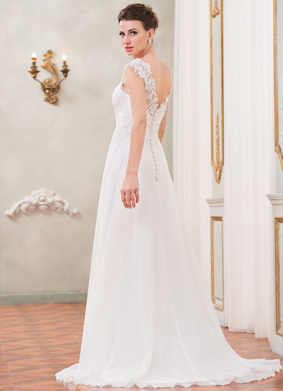 Robe Trapèze Éthérée Perles - gallery 4