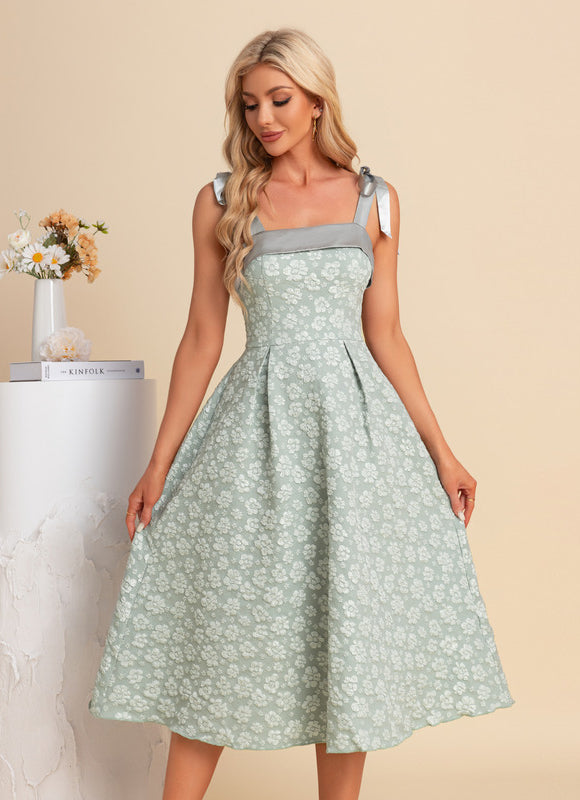 Robe Trapèze Sereine Mint - gallery 5