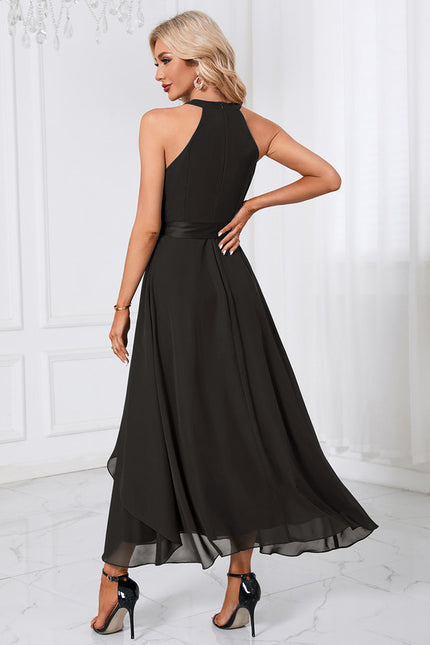 Robe Trapèze Chiffon Maxi - gallery 5