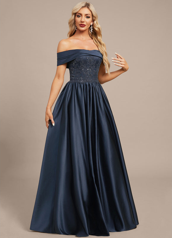 Robe Trapèze Nuit Sombre Élégante - gallery 6