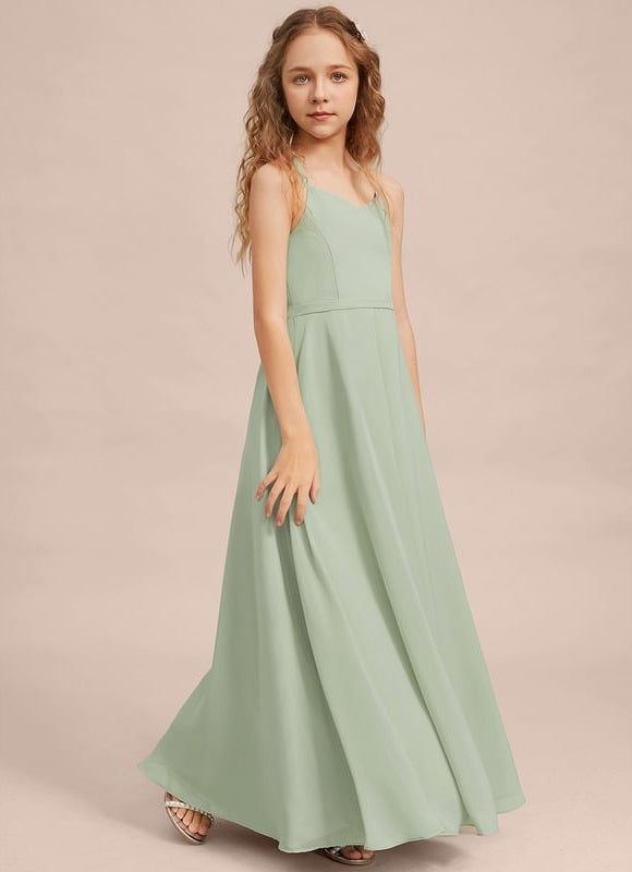 Robe Trapèze Vert Doux Éclat - gallery 4