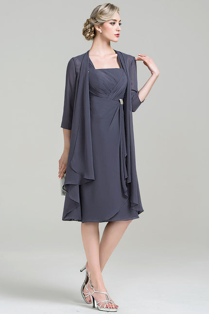 Robe Trapèze Charme Élégant - gallery 4
