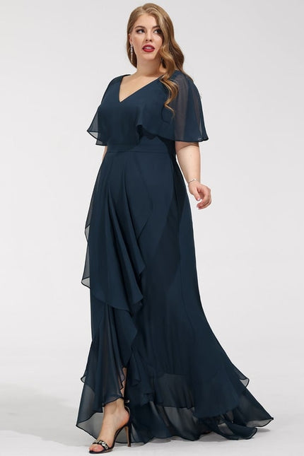 Robe Trapèze Aérienne Vert Pâle - gallery 5