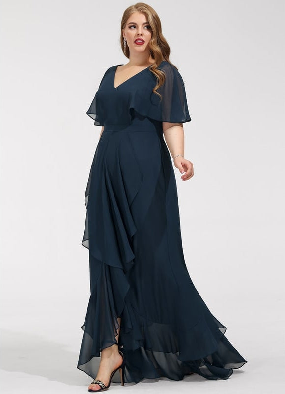 Robe Trapèze Aérienne Vert Pâle - gallery 5