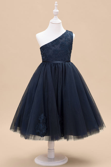 Robe Trapèze Tulle Asymétrique