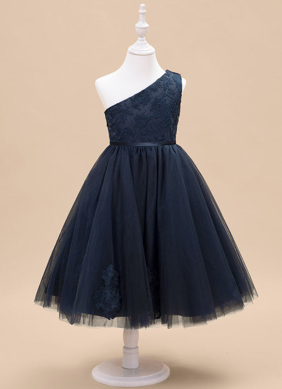 Robe Trapèze Tulle Asymétrique