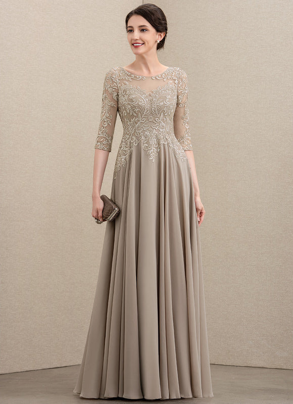 Robe Trapèze Longue Violetée - gallery 2