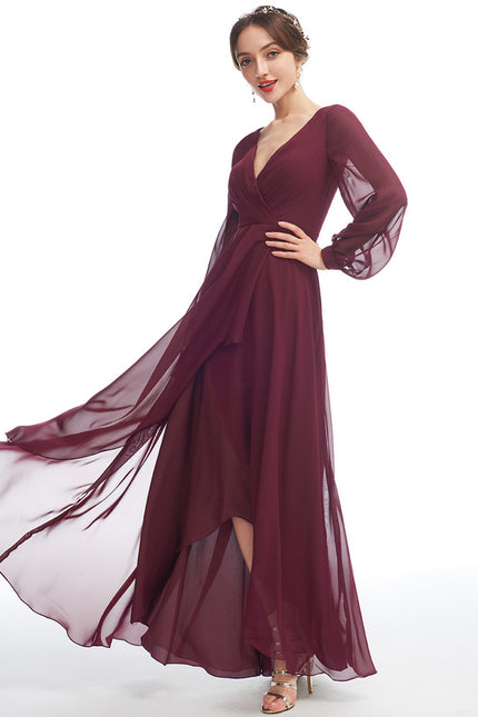 Robe Trapèze Fluide Asymétrique - gallery 1