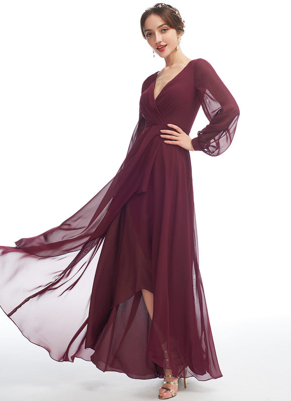 Robe Trapèze Fluide Asymétrique - gallery 1