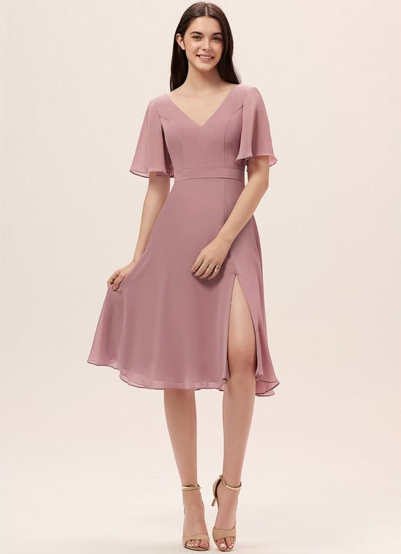 Robe Trapèze Drapé Élégant Chic - gallery 2