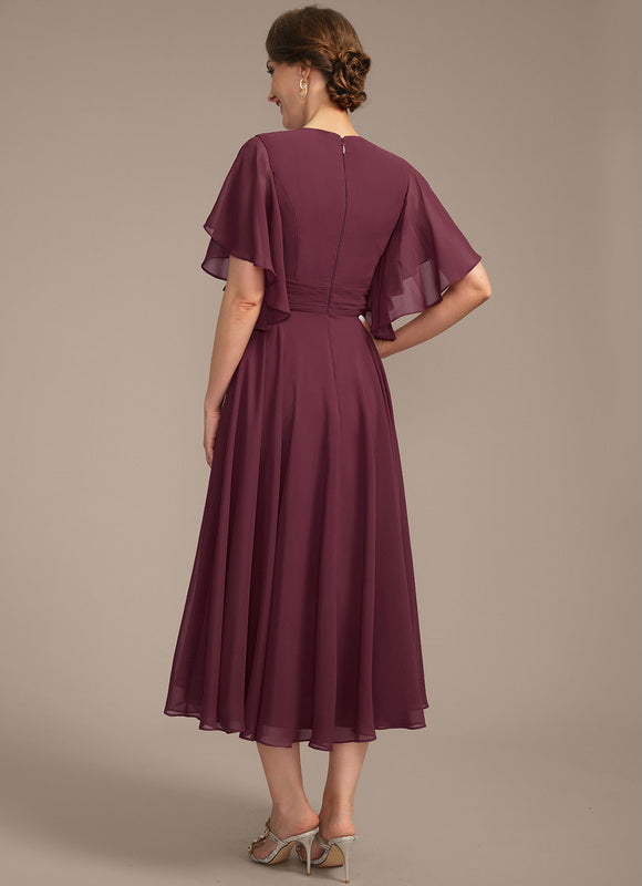 Robe Trapèze Éclat De Vague - gallery 5