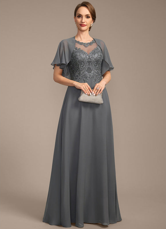 Robe Trapèze Longue Violetée