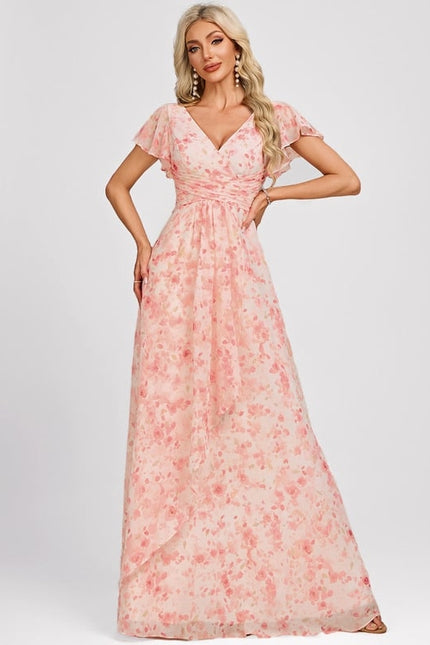 Robe Trapèze Mousseline Fendue - gallery 3