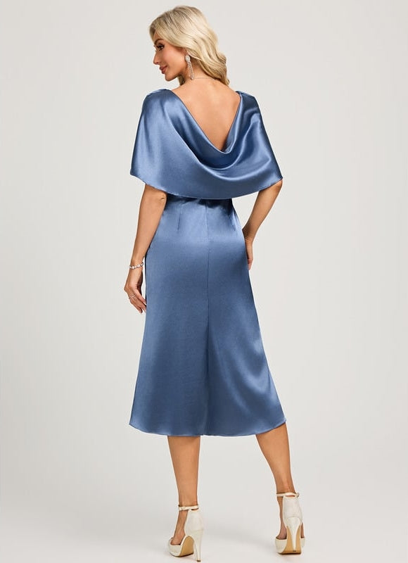 Robe Trapèze Élégance Océanique - gallery 5