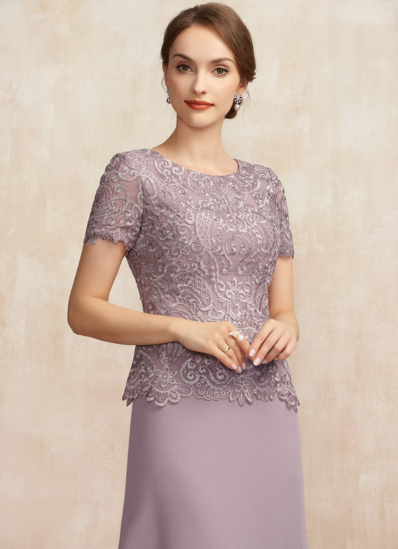 Robe Trapèze Élegante Lavande - gallery 3