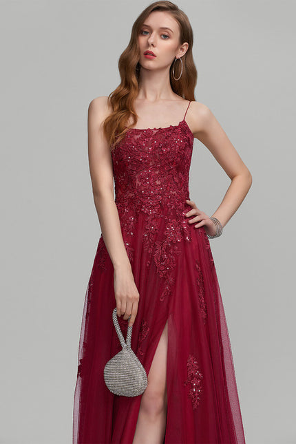 Robe Trapèze Rubis Éthérée - gallery 2