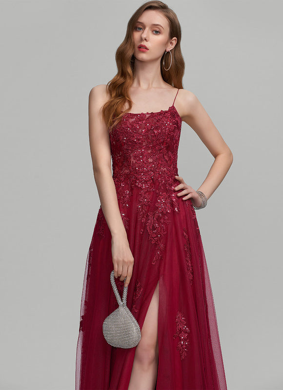 Robe Trapèze Rubis Éthérée - gallery 2