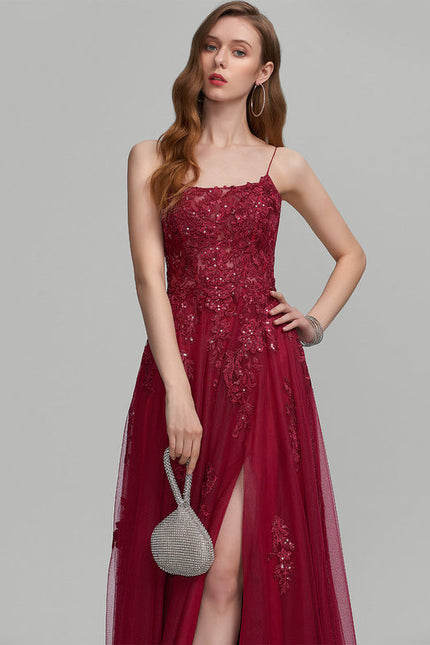 Robe Trapèze Rubis Éthérée - gallery 2