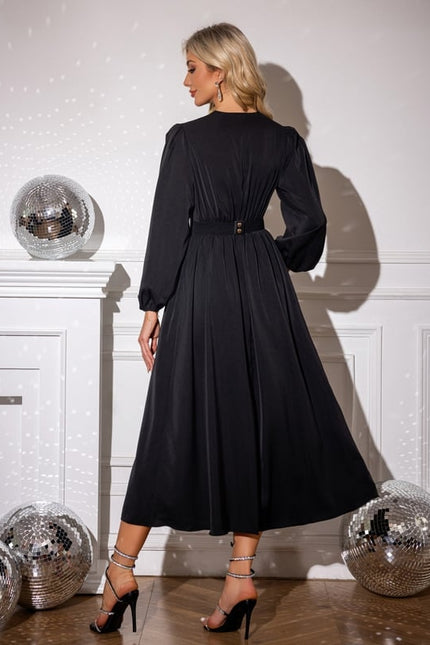 Robe Trapèze Charme Sombre - gallery 2